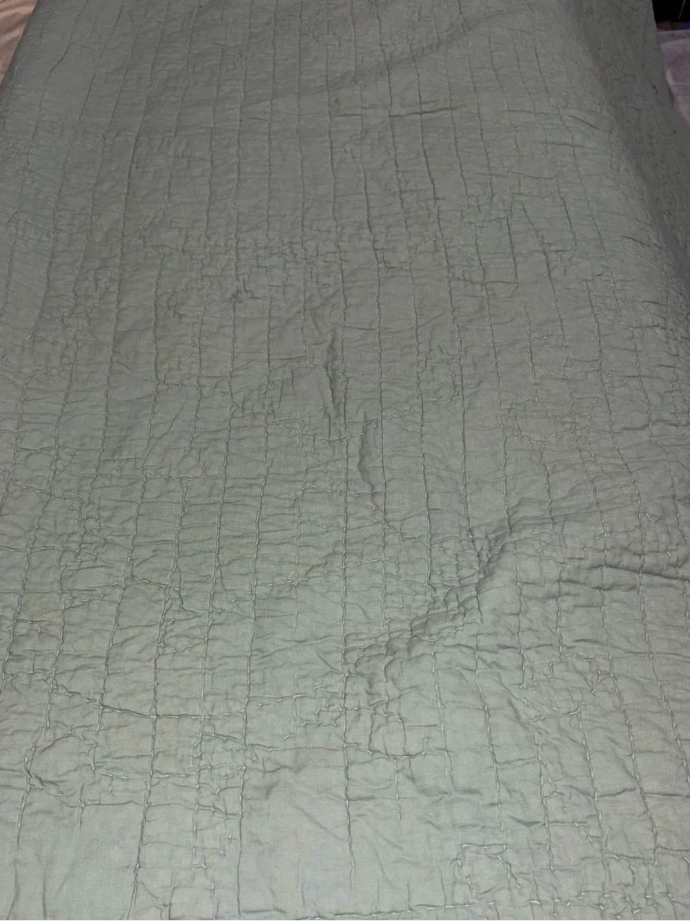 RARE Sunham Home quilt embroidered Floral Bedspread Cottagecore shabby chic